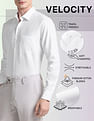 Arrow Liberty Classic Fit Vertical Striped Shirt