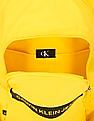 Calvin Klein Men Yellow Brand Print Backpack