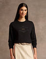 U.S. Polo Assn. Women Brand Printed Regular Fit Sweatshirt