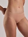 Calvin Klein Underwear Beige Solid Low Rise Panties