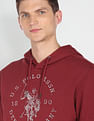 U.S. Polo Assn. Denim Co. Brand Print Hooded Sweatshirt