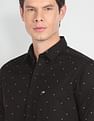 Arrow Sports Brand Print Twill Casual Shirt