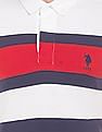 U.S. Polo Assn. Striped Slim Fit Polo Shirt