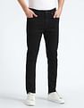 Flying Machine Mid Rise Slash Slim Tapered Fit Jeans