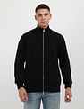 Calvin Klein Jeans Zip Up Mock Neck Sweater