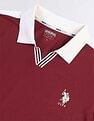 USPA Active Solid Slim Fit Polo Shirt
