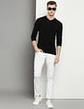 Calvin Klein V-Neck Solid Sweater