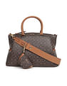 Calvin Klein Monogram Cypress Satchel Bag