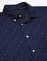 Tommy Hilfiger Logo Regular-Fit Poplin Woven Shirt