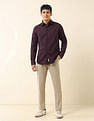 U.S. Polo Assn. Tailored Fit Solid Pure Cotton Shirt