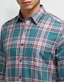 Arrow Sport Slim Fit Tartan Checked Shirt