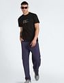 Calvin Klein Mixed Print Stencil Logo T-Shirt