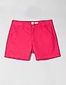 GAP Girls Pink Midi Shorts In Twill