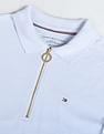 Tommy Hilfiger Slim Fit Zip Through Polo Shirt