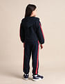U.S. Polo Assn. Kids Girls Hooded Regular Fit Sweatshirt