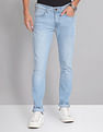 AD by Arvind Skinny Fit Distressed Jeans