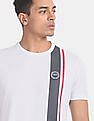 U.S. Polo Assn. White Crew Neck Contrast Stripe T-Shirt