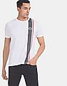 U.S. Polo Assn. White Crew Neck Contrast Stripe T-Shirt