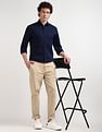 Tommy Hilfiger Knitted Solid Slim Fit Shirt