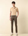 U.S. Polo Assn. Textured Austin Slim Fit Trousers