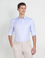Arrow Patterned Dobby Tailored Fit Shirt