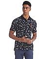 U.S. Polo Assn. Slim Fit Floral Print Polo Shirt