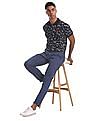 U.S. Polo Assn. Slim Fit Floral Print Polo Shirt