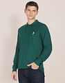U.S. Polo Assn. Long Sleeve Solid Pique Polo Shirt