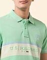 U.S. Polo Assn. Brand Embroidered Summer Splash Polo Shirt