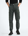 Flying Machine Mid Rise Slim Fit Cargo Pants