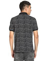 Flying Machine Typographic Print Polo Shirt
