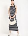 Tommy Hilfiger Cotton Crew Neck Midi Dress