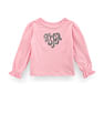 U.S. Polo Assn. Kids Girls Flip Sequin Cotton T-Shirt