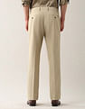 Arrow Newyork Regular Fit Textured Smartflex Trousers