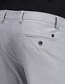 Arrow Denver Slim Solid Dobby Trousers