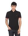 AD by Arvind Cotton Solid Polo Shirt