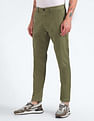 Flying Machine Slash Slim Tapered Fit Solid Trousers