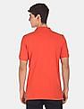 U.S. Polo Assn. Ribbed Collar Cotton Solid Pique Polo Shirt