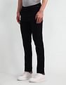 Arrow Sports Slim Fit Solid Trousers