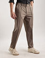 Calvin Klein Jeans Regular Fit Solid Mid Rise Trouser