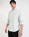 Tommy Hilfiger Striped Regular-Fit Oxford Woven Shirt