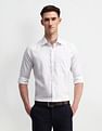 Arrow Grid Tattersall Checks Cotton Shirt