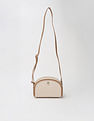 Tommy Hilfiger Logo Beige Pvc Sling Bag