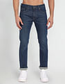 Flying Machine Slim Tapered Fit Dark Wash Jeans