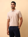 U.S. Polo Assn. Textured Pure Cotton Polo Shirt