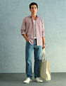 Arrow Slim Fit Striped Smart Formal Shirt