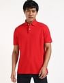 Tommy Hilfiger Solid Regular-Fit Cotton Polo Shirt