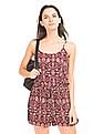 Aeropostale U-Neck Printed Romper