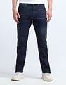 Flying Machine Slash Slim Tapered Fit Blue Jeans