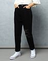 Flying Machine Women High Rise Distressed Mom Fit Jeans